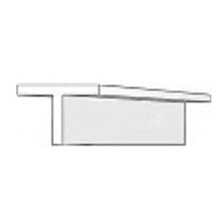 Evergreen 0.56 T-Shape - Model Railroad Scratch Building Supply, 4PK EVG762